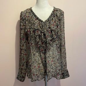 LAUREN Ralph Lauren XL silk blouse